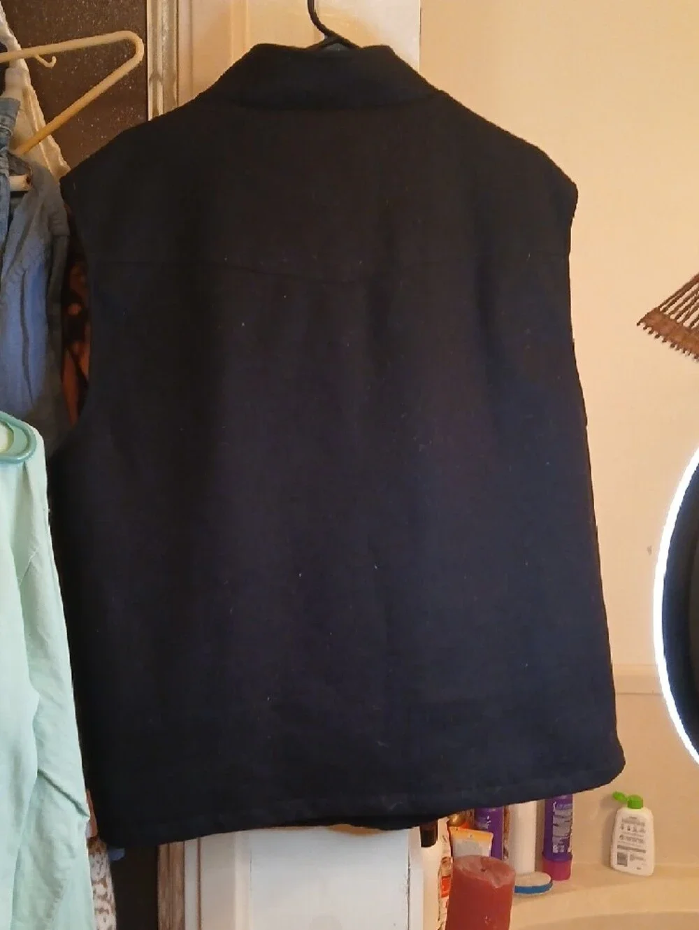 Yellowstone/Dutton RANCH-Men's‎ Black Vest,SZ3xl
